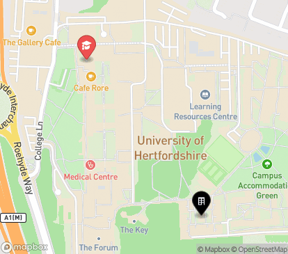 Closest campuses from College Lane Campus Accommodation