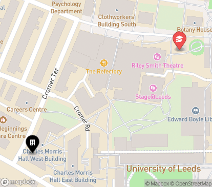 Closest campuses from Charles Morris Hall