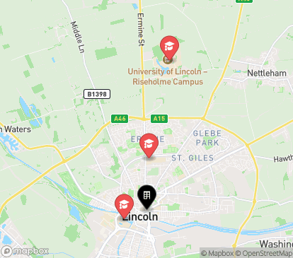 Closest campuses from Danesgate House