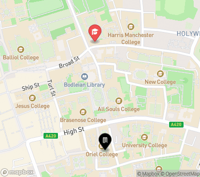 Closest campuses from Oriel College