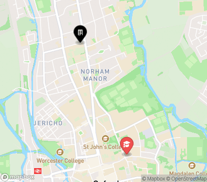 Closest campuses from St Hugh's College