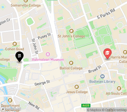 Closest campuses from Worcester College