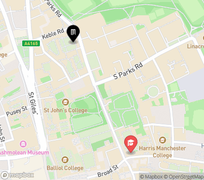 Closest campuses from Keble College