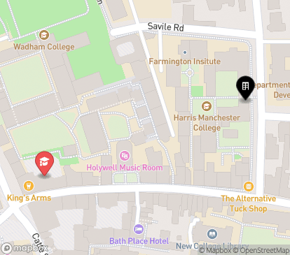 Closest campuses from Harris Manchester College