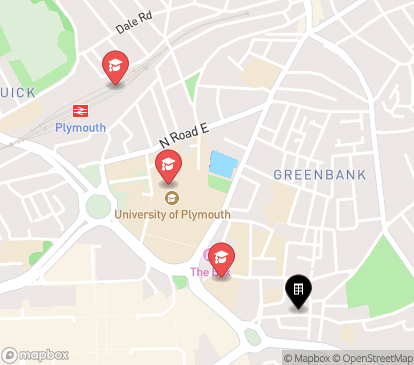Closest campuses from Frobisher House