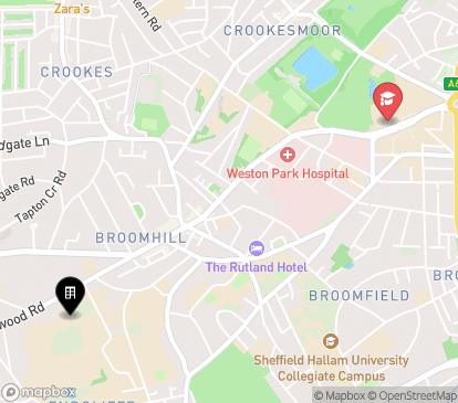 Closest campuses from Endcliffe Crescent Houses