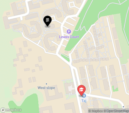 Closest campuses from Lewes Court
