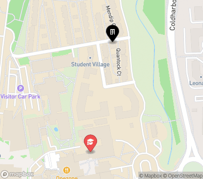 Closest campuses from Student Village - Quantock Court