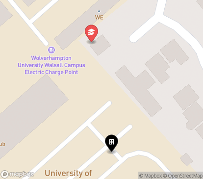 Closest campuses from Walsall Campus Accommodation