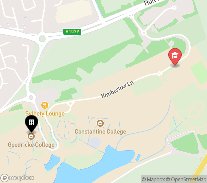 Closest campuses from Goodricke College