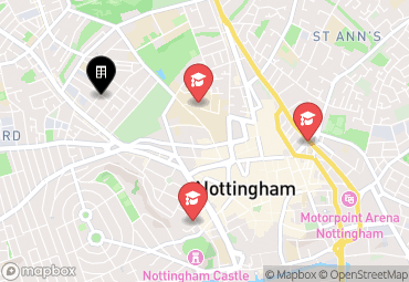 Closest campuses from Nottingham Square
