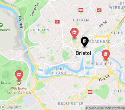 Closest campuses from Vita Student Bristol - Zed Alley