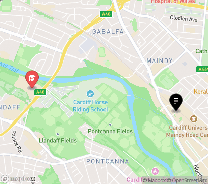 Closest campuses from Blackweir Lodge