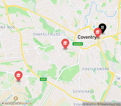 Closest campuses from The Apollo Works