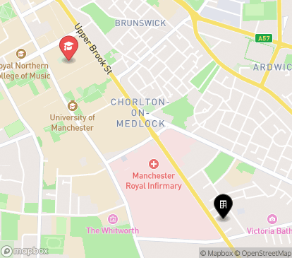 Closest campuses from Brook Hall