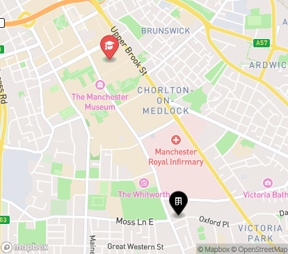 Closest campuses from Rusholme Place