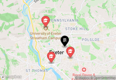 Closest campuses from The Kingfisher
