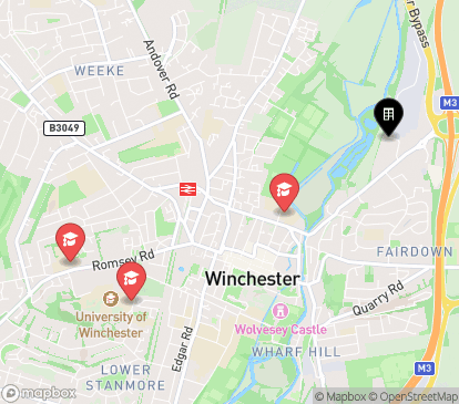 Closest campuses from Riverside Way