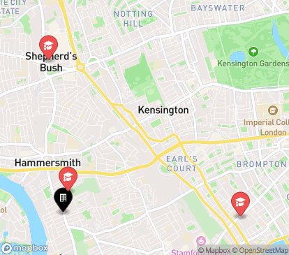 Closest campuses from Fulham Palace Studios