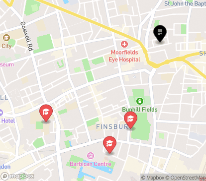 Closest campuses from Scape Shoreditch