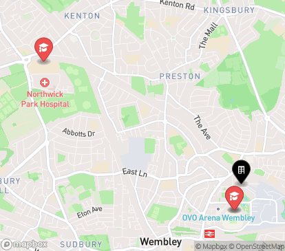Closest campuses from Scape Wembley