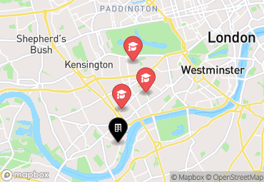 Closest campuses from New Orient House