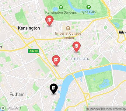 Closest campuses from New Orient House
