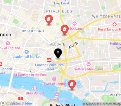 Closest campuses from urbanest Tower Bridge