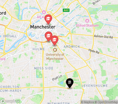 Closest campuses from Ladybarn House