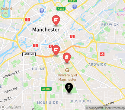 Closest campuses from Moss Court