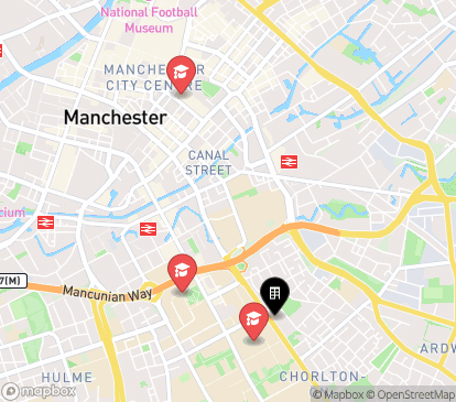 Closest campuses from The Chapel