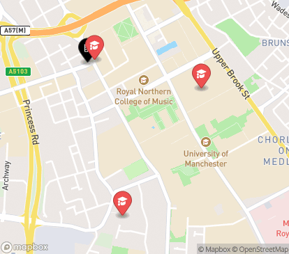 Closest campuses from Cambridge House
