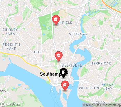 Closest campuses from Mercury Point