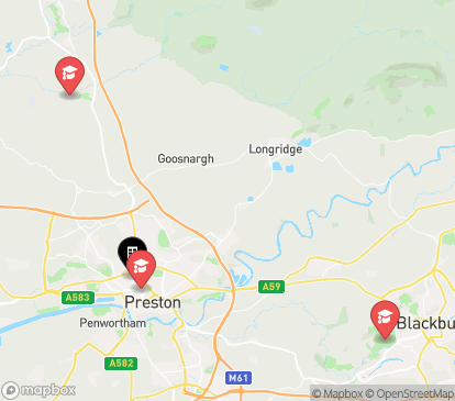 Closest campuses from Oxheys Court