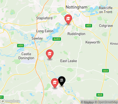 Closest campuses from The Print House