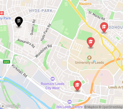 Closest campuses from Thornville Court