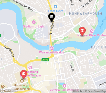 Closest campuses from Dunn House