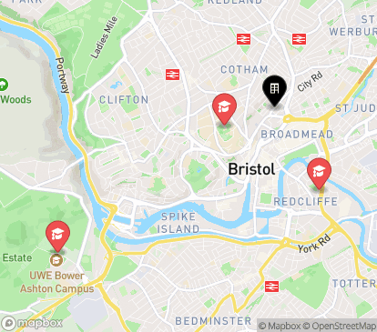 Closest campuses from King Square Studios