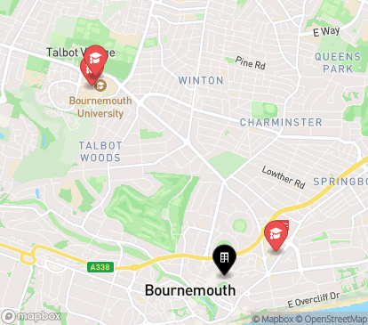 Closest campuses from Mercury House