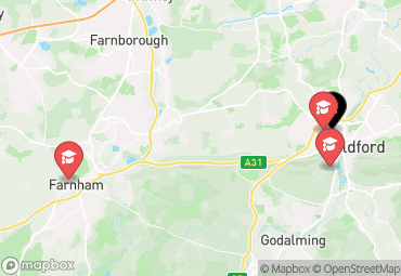 Closest campuses from Scape Guildford