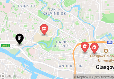 Closest campuses from Vita Student Glasgow - West End