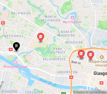 Closest campuses from Vita Student Glasgow - West End