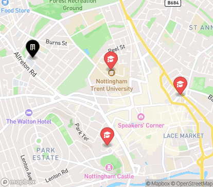 Closest campuses from Royal Albert Mill