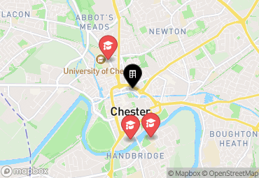 Closest campuses from Trinity Hall