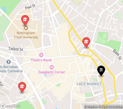 Closest campuses from Lace Market Studios