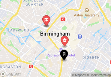 Closest campuses from 88 Bromsgrove House