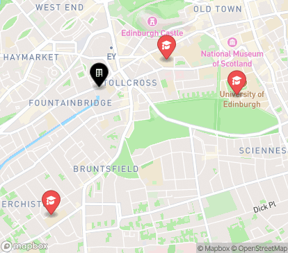 Closest campuses from Vita Student Edinburgh - Fountainbridge