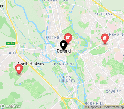 Closest campuses from Carfax Quarter