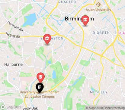 Closest campuses from The Recording Rooms