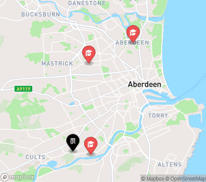 Closest campuses from Caledon Court